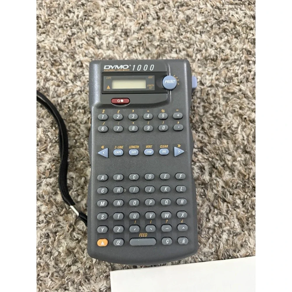 Dymo‎ 1000 Electronic Label Maker Vintage with Manual And Tape Package